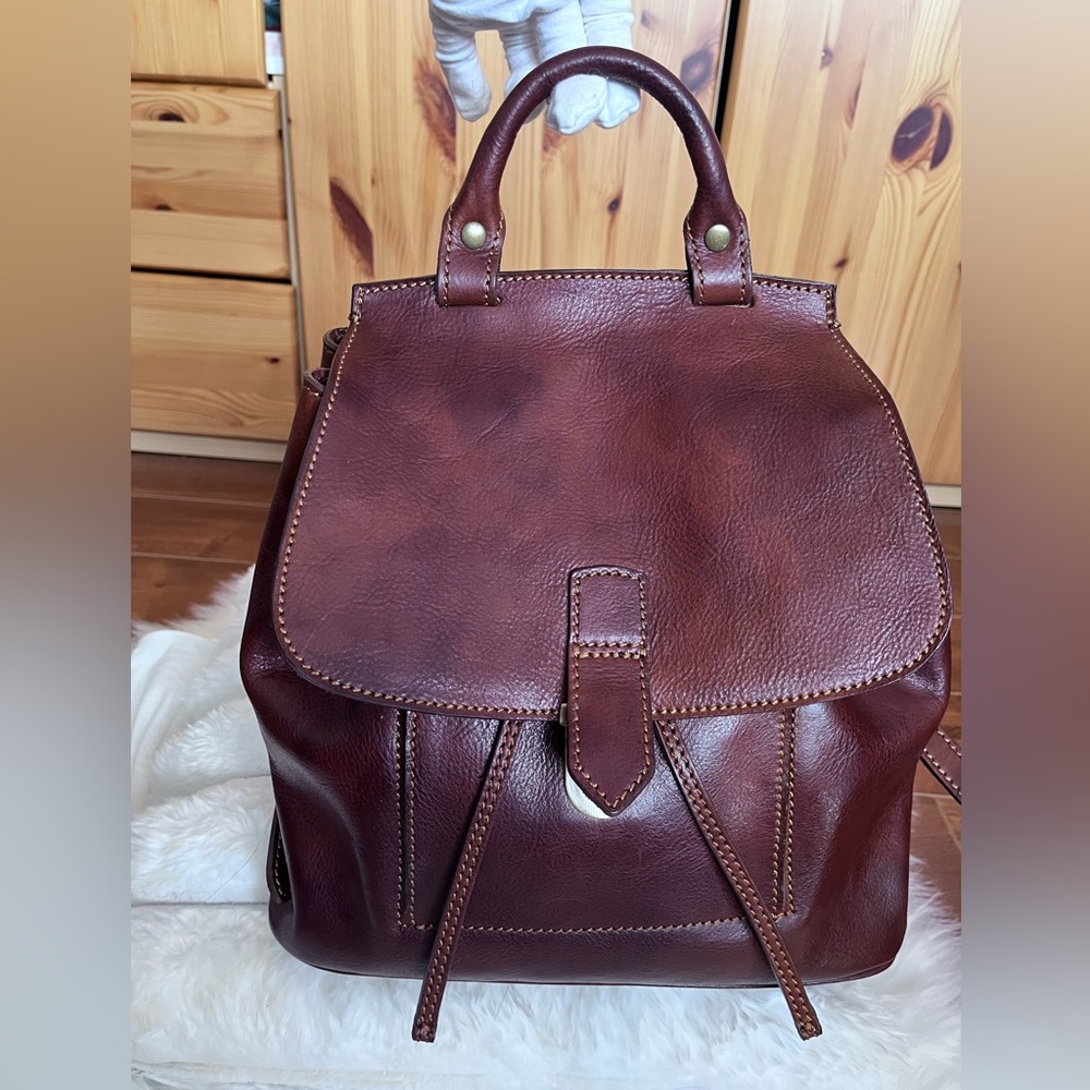 Made In Italy/Hand Craft/ Private Customization/Genuine Leather backpack